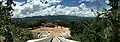 Overview shot of southern Pai from the steps of the White Buddha