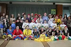 Image 12Group of dancers with typical costumes from Honduras. (from Culture of Honduras)