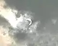 Partial from Tai'an, China, 7:57 UTC