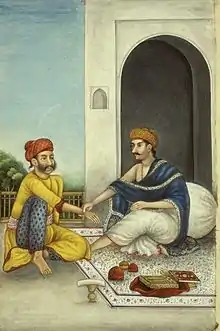 Image 33Physician taking pulse in Delhi c.1826 (from History of medicine)