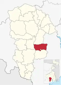 Location of Pingla