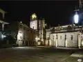 The square at night