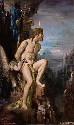 Prometheus (1868), 205 x 122 cm, Musée Gustave Moreau