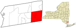 Location of Southeast, New York