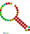 ;CRISPR-DR5: Secondary structure taken from the Rfam database. Family RF011318.