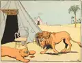 Illustration from the 1923 album Les Petites Misères de la vie des animaux by Benjamin Rabier.
