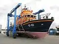 Hull with bow thruster