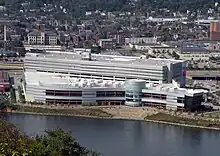 Image 16Rivers Casino, located on the Ohio River in Pittsburgh, one of Pennsylvania's 16 casinos (from Pennsylvania)