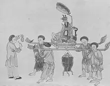 Image 10Ceremonial procession of Thành hoàng, 19th century (from Culture of Vietnam)
