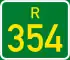 Regional route R354 shield