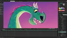 Moho Pro 14 animation timeline edit screenshot
