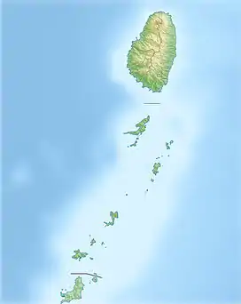 Martinique Channel is located in Saint Vincent and the Grenadines