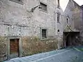 Opus listatum in the walls of the convent now called Santa Dorotea