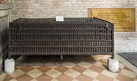 The old cage of St Luke