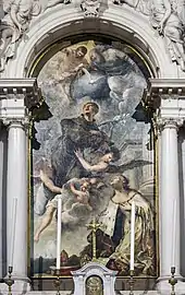 "Venice at the feet of St. Anthony of Padua" Pietro Liberi