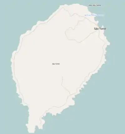 Santo Amaro is located in São Tomé
