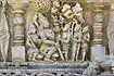 Wall relief sculpture at Amrutesvara temple, Amruthapura