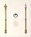 "Scepter of Louis IX" and the "hand of justice"