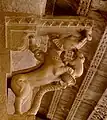 Architectural motif, Gwalior Fort, Madhya Pradesh, India