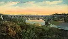 The second bridge, c.&nbsp;1909–1961