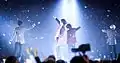 Shinee performing