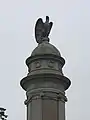 The Soldiers and Sailors Memorial can be found at 433 Massachusetts Avenue at the intersection with Broadway in Arlington, Massachusetts.