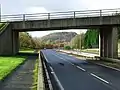 The "IBM flyover" which provided access to the IBM campus from the A78