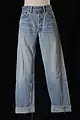 Image 108Blue wide-leg jeans. (from 1990s in fashion)