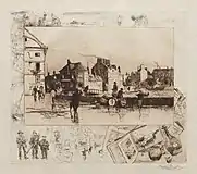 A Gale at Fécamp,  Normandy, 1886