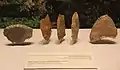 Stone scrapers for cleaning and working leather, Mousterian Culture, Israel, 250,000-50,000 BP
