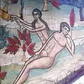The fresco in the monastery