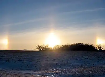 Sun dogs  (October 2009)