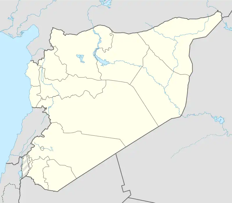 Al-Rastan is located in Syria