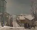"Talvemaastik Tartus (Liiva tänav talvel)" (1940)
