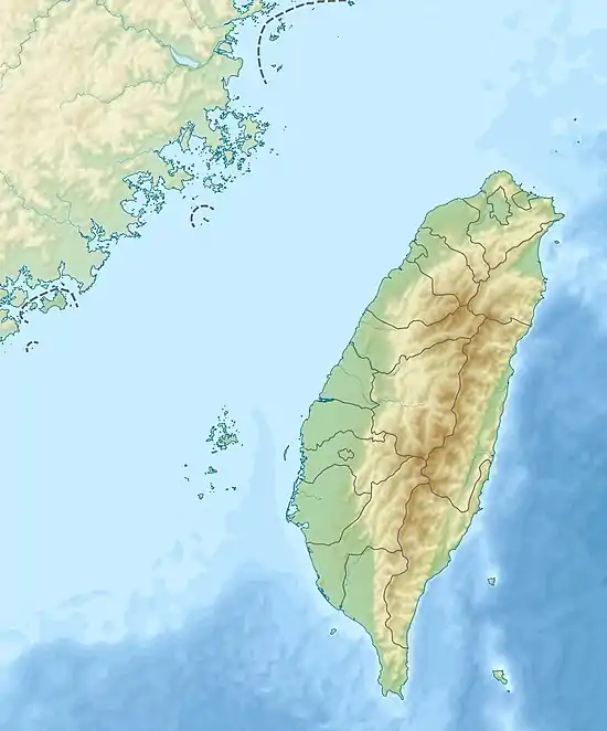 Wulai Hot Spring is located in Taiwan