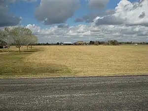 View north from Buls Road toward US 90A