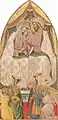 Coronation of the Virgin with Six Angels, c. 1390, tempera on panel, National Gallery of Art