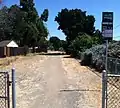 Three Creeks Trail looking south-east from Coe Avenue.