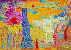 Tjaša Iris, Capri, acryl on canvas, 90 x 120 cm, 2005