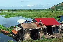Image 59A fishing hut on the Tonle Sap (from Agriculture in Cambodia)