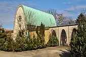 Trauerhalle am Friedhof in Bothfeld