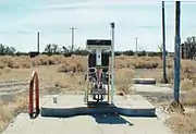 Old gas pump on US&nbsp;66