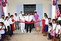 Ribbon cutting ceremony of the Engineer Civic Action Project