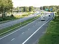 The E&nbsp;75 in Oulu, Finland