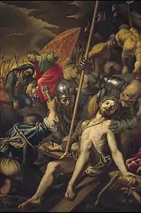 Vincenzo Campi, The Crucifixion, c. 1577, oil on canvas, 201 x 141&nbsp;cm, Museo del Prado, Madrid