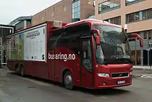 Image 1092009 Volvo 9700HD NG bruck coach from Bussring. In service for Riksteatret, outside their headquarters in Nydalen, Oslo. (from Bruck (vehicle))