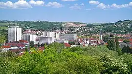 Cusset from Montbeton neighborhood