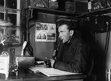 Image 6Alfred Wegener in Greenland in the winter of 1912–13. He is most remembered as the originator of continental drift hypothesis by suggesting in 1912 that the continents are slowly drifting around the Earth. (from History of science)