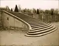 Weinbergterrassen, Park Sanssouci, Potsdam, 1897. Albumen silver print, 18 x 23&nbsp;cm. The Wassmann Foundation, Washington, D.C.