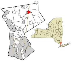 Location of Goldens Bridge, New York